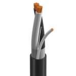 2x20 AWG BARE COPER Negro 305 mt, 1033A 0101000