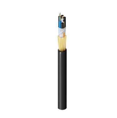 FX OUT LOOSE TUBE OM3 6 FIBERS OSP BLK, FS3L006NF