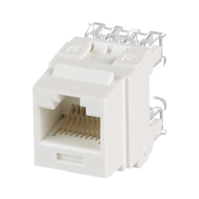 Panduit NK688MIW Jack Keystone / Cat 6 Clase E / Terminación 110 / RJ45 / 1 Puerto / Blanco Mate