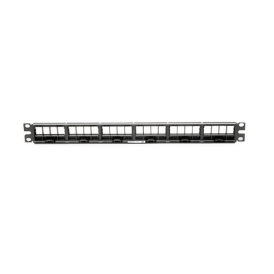 Panduit NKFP24Y Panel de Parcheo Modular / 24 Puertos / 1UR / Acero Inoxidable / 19' EIA / 1.72' Altura