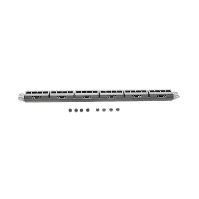 Panduit NKFP24Y Panel de Parcheo Modular / 24 Puertos / 1UR / Acero Inoxidable / 19' EIA / 1.72' Altura