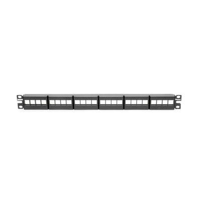 Panduit NKFP24Y Panel de Parcheo Modular / 24 Puertos / 1UR / Acero Inoxidable / 19' EIA / 1.72' Altura