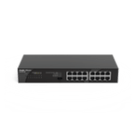 Switch no administrable, Visible en la Topología en la Nube, con 16 puertos Gigabit