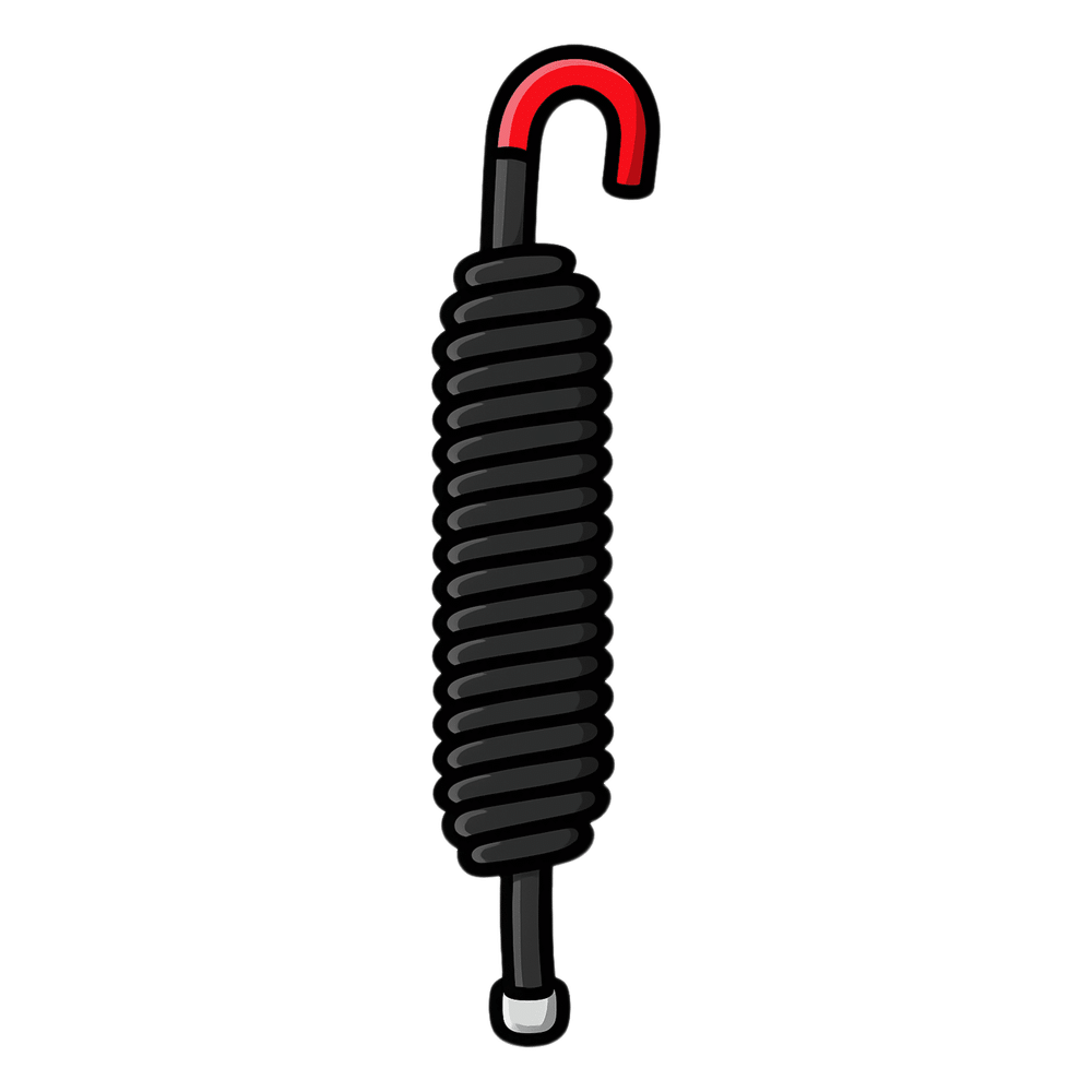Resorte ROJO para Barreras Vehiculares Hikvision DS-TMG520 / Refacción