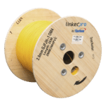Fibra Óptica Multimodo OM4, 2 mm, Simplex, Tight Buffer, 900 micras, Color Amarillo, Precio Por Metro, (Hasta 2000 Metros en un Solo Tramo de Cable)