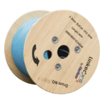Fibra Óptica Multimodo OM4, 2 mm, Simplex, Tight Buffer, 900 micras, Color Aqua, Precio Por Metro, (Hasta 2000 Metros en un Solo Tramo de Cable)