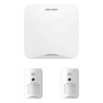 (AX HOME) KIT de Alarma AX HOME / Incluye: 1 Panel con Wi-Fi y GSM 3G/4G / 2 Cámaras PIR Inalámbricas / Compatible con Hik-Connect P2P y Hik-Partner PRO