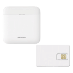 (AX PRO) KIT de Alarma AX PRO / Incluye: 1 Hub con batería de respaldo / 1 año de Servicio de Datos 600MB / Wi-Fi / 3G/4G / Compatible con Hik-Connect P2P