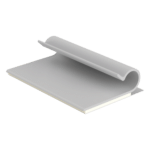 Clip Adhesivo Tipo J, Para Cables de Hasta 6.4 mm de Diametro, Uso Interior, Color Gris, Paquete de 100pz