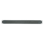 Tapa Ciega para Rack de 19in, Tipo Cepillo de Nylon, para Paso de Cables y Mejor Manejo Térmico, Color Negro, 1 UR