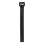 Cincho de Nylon 6.6 Dome-Top®, Con Lengüeta de Bloqueo de Acero Inoxidable, 203 mm largo x 4.7mm ancho, Color Negro, Exterior Resistente a Rayos UV, Paquete de 1000pz