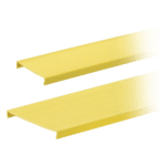 Tapa para Canaleta Ranurada, de 4 in de Ancho, 1828.8 mm de Largo, Color Amarillo
