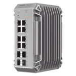 Switch Industrial PoE, Ideal para temperaturas Extremas y protección contra descargas, 8 Puertos Gigabit PoE 802.3 af/at, 4 Puertos SFP Administrable Cloud