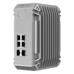 Switch Industrial PoE hasta , Ideal para temperaturas Extremas y protección contra descargas, 4 Puertos Gigabit PoE 802.3 af/at, 2 puertos SFP Administrable Cloud