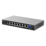 e-Lighten ONU / Switch Hibrido, Capa 2 con un Puerto PON 1G SC/UPC y 8 Puertos Ethernet 1G hasta 100 Clientes