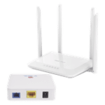 Kit 1 ONU Bridge V-Sol, Dual GPON/EPON con Router Home Mesh Ideal para distribuciones WISP de mayor cobertura Wi-Fi en Hogares y Oficinas