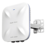 Punto de Acceso Mesh Wi-Fi 6 Industrial para Exterior Omnidireccional 5.95Gbps, MU-MIMO 4x4, 360°, Filtros Anti Interferencia y Auto Optimización con IA, puerto eth 2.5G y SFP
