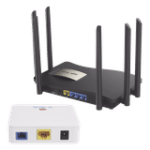 Kit 2 ONU Bridge V-Sol, Dual GPON/EPON con Router Home Mesh Ideal para distribuciones WISP de mayor cobertura Wi-Fi en Hogares y Oficinas
