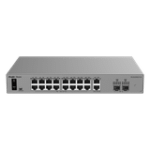 Switch Smart Cloud Managed PoE+ Capa 2 / 20 Puertos Gigabit / 16 Puertos PoE+ 250 W / 2 SFP 1G / Switching 40 Gbps / Forwarding 29.76 Mpps / Protección 6 kV / Gestión Cloud Ruijie / Metal / Rack