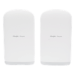 Kit Punto a Punto Ruijie RG-EST350G / Wi-Fi 5 (802.11ac Wave2) 867 Mbps / Antena 16 dBi MIMO 2x2 MU-MIMO / 3 Puertos Gigabit / Alcance 5 km (16,404 ft) / IP55 / Administración Cloud