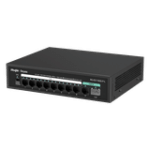 Switch PoE+ no Administrable, hasta 120 Watts, no administrable, 8 puertos PoE+, 2 Uplink Gigabit Ge / SFP