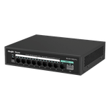Switch PoE+ no Administrable, hasta 120 Watts, no administrable, 8 puertos PoE+, 2 Uplink Gigabit Ge / SFP