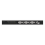 Switch PoE+ no Administrable, hasta 180 Watts Ideal para CCTV, 24 Puertos 10/100 PoE+, 2 Uplinks Gigabit (1 SFP COMBO)