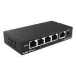 Switch Administrable con 5 puertos Gigabit, gestión gratuita desde la nube