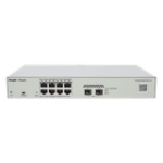 Switch Administrable PoE Capa 2 con 8 puertos Gigabit PoE 802.3af/at + 2 SFP para fibra 1Gb, gestión gratuita desde la nube, 125w