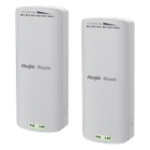 Kit Enlace Inalámbrico Recomendado para Elevadores, hasta 500m o 125 pisos, Preconfigurado, Ajuste Automático, Hasta 300 Mbps, Doble Puerto LAN