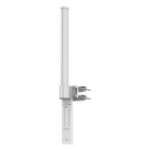 Antena Omnidireccional de 360° AirMetro con 13 dBi en Banda 5Ghz (5150-5850 Mhz) Slant 90° Compatibilidad Multi-Marca para enlaces Multipunto, Conectores SMA Hembra Inverso.