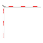 Brazo Articulado 3 mts (1.5+1.5) para Barreras Hikvision Serie DSTMG520 / Requiere Enganche Articulado