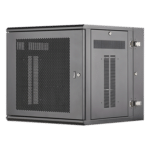 Panduit PZWMC12P Gabinete de Montaje en Pared / 19in / 12 UR / 635mm (2.08ft) Profundidad / Puerta Ventilada / 250 lb Capacidad