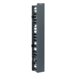 Panduit WMPVF45E Organizador de Cable Vertical / 45 Espacios de Rack / 6.9 pies de Alto / 131 Cables CAT6 / Frontal Sencillo / ABS Negro
