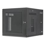 Panduit PZWMC1230P Gabinete de Montaje en Pared / 19in EIA / 12 UR / 762mm (2.5ft) Profundidad / Puerta Perforada / Acero / 113.4kg Capacidad