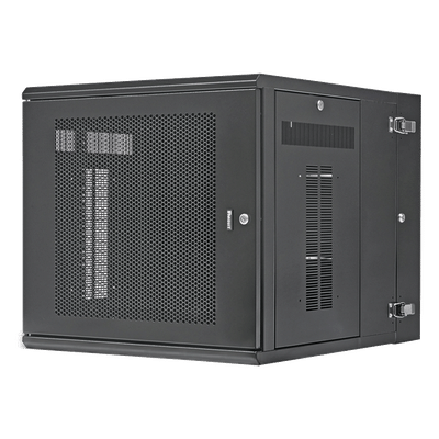 Panduit PZWMC1230P Gabinete de Montaje en Pared / 19in EIA / 12 UR / 762mm (2.5ft) Profundidad / Puerta Perforada / Acero / 113.4kg Capacidad