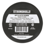 Panduit ST14-075-60BK Cinta Aislante Eléctrica / PVC 0.18 mm / 19 mm x 18 m / 600V / UL 510 Ignífugo / -10°C a 80°C / Interior/Exterior