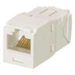 Panduit CJ6X88TGIW Conector Jack RJ45 / Categoría 6A / 10GBase-T / Terminación TG / Mini-Com / 8P8C / 22-26 AWG / -10°C a 65°C