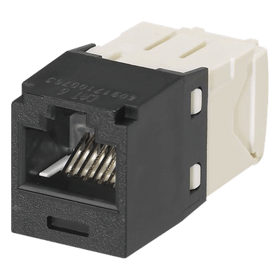 Panduit CJ688TGBL Jack RJ45 / Cat 6 / Mini-Com TG / Sin herramienta de impacto / 8P8C / Negro