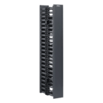 Panduit WMPV45E Organizador Vertical de Cables / Doble Cara / 45 RU / 5x12in / 4.9in Ancho / 6.9ft Altura / Negro