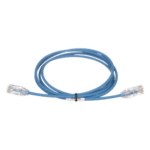 Panduit UTP28SP3BU Cable de Parcheo Cat6 UTP / 28AWG Diámetro Reducido / 3.8 mm / 0.91 m (3 pies) / Azul / PoE++ / CM/LSZH