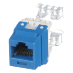 Panduit NK688MBU Jack Keystone RJ45 / Categoría 6 / Terminación 110 de Impacto / UTP 8P8C / 22-26 AWG / Azul