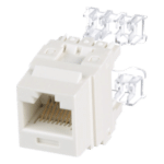 Panduit NK688MIW Jack Keystone / Cat 6 Clase E / Terminación 110 / RJ45 / 1 Puerto / Blanco Mate
