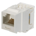 Panduit NK688MWH Conector Jack Keystone / Categoría 6 / Terminación 110 Impacto / RJ45 UTP / 250 MHz / Blanco