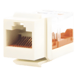 Panduit NK5E88MIWY Conector Jack Keystone / Categoría 5e / Leadframe / RJ45 8P8C / Sin Blindaje / Blanco Mate