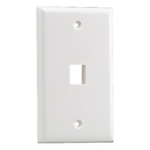 Panduit NK1FNEI Placa de Pared Vertical / 1 Puerto Keystone / ABS / 69.8 x 114.3 mm / Marfil
