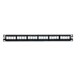 Panduit NKFP24Y Panel de Parcheo Modular / 24 Puertos / 1UR / Acero Inoxidable / 19' EIA / 1.72' Altura