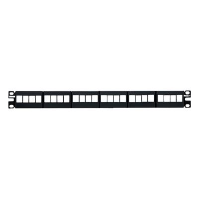 Panduit NKFP24Y Panel de Parcheo Modular / 24 Puertos / 1UR / Acero Inoxidable / 19' EIA / 1.72' Altura