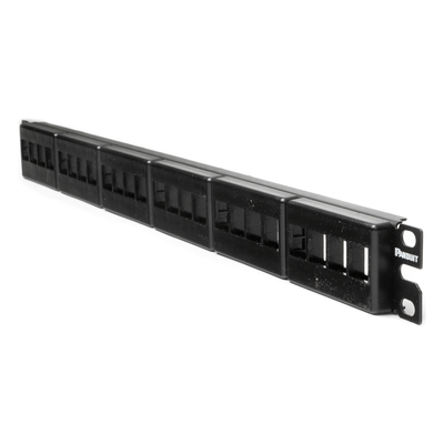 Panduit NKFP24Y Panel de Parcheo Modular / 24 Puertos / 1UR / Acero Inoxidable / 19' EIA / 1.72' Altura