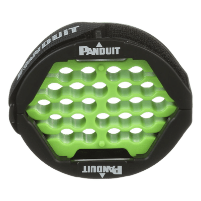 Panduit CBOT24K Herramienta de Organización de Cables / Cubierta Gancho y Bucle / 2 Organizadores / 4.6-7.9 mm / 0.18-0.31 in